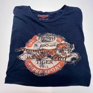 Lucky Brand tee shirt xl Triumph Motorcycle